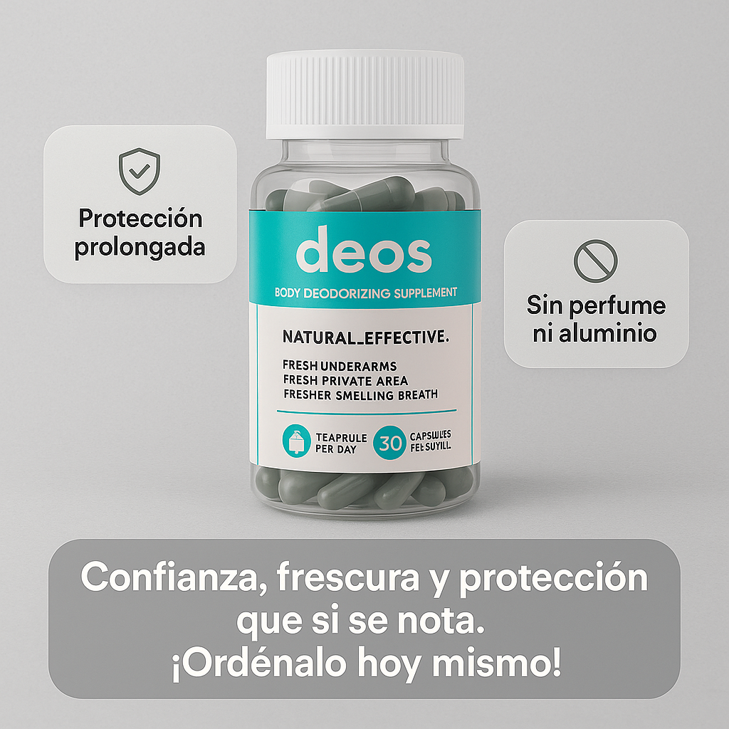 Deos® – Tu secreto para oler bien todo el día. ¡Stock limitado!