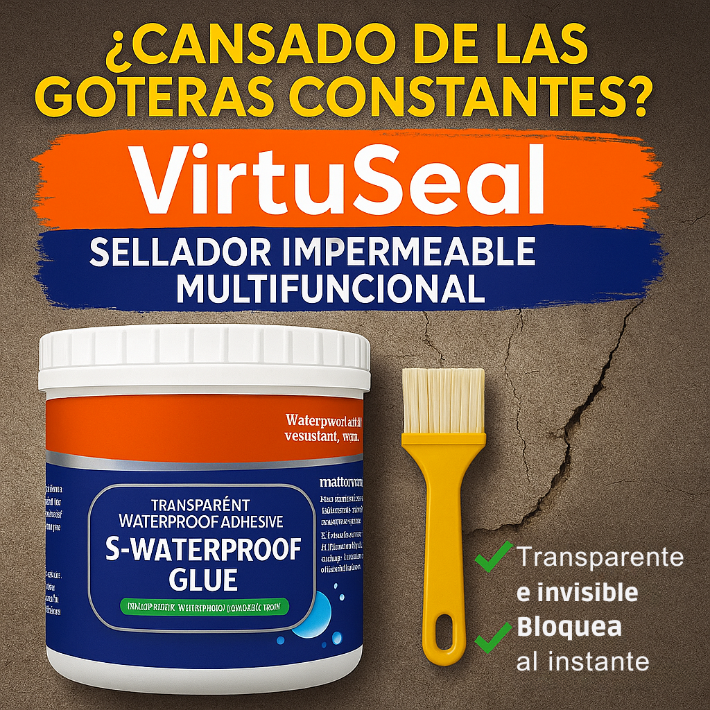 Sellador Impermeable: ¡La Solución Definitiva a Goteras y Filtraciones en 5 Minutos! (1.000gr.)
