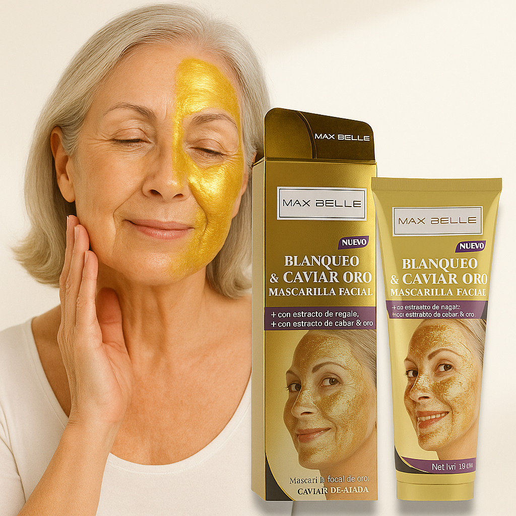 Mascarilla Facial de Oro: Rostro más firme, hidratado y rejuvenecido