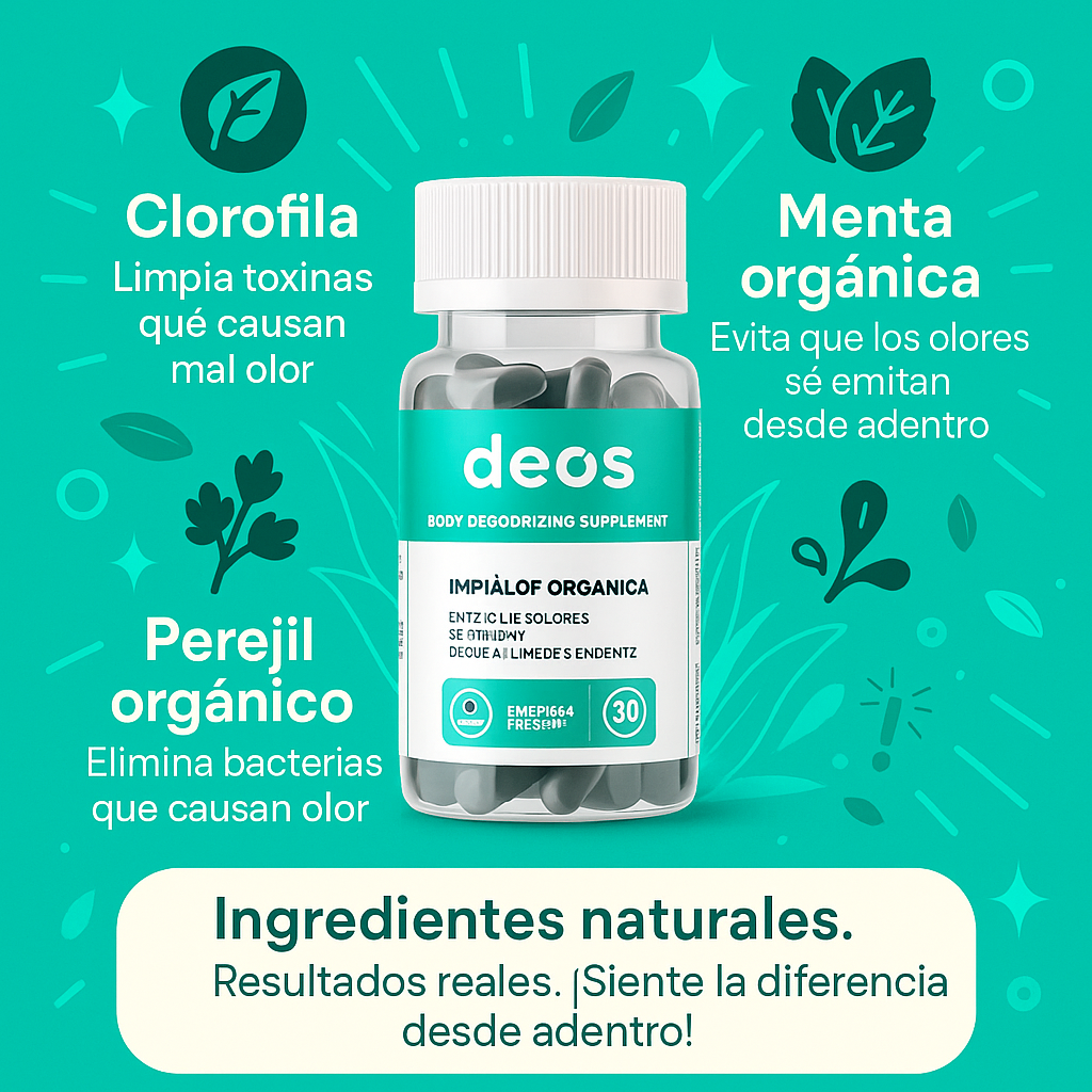 Deos® – Tu secreto para oler bien todo el día. ¡Stock limitado!
