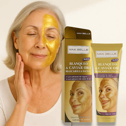 Mascarilla Facial de Oro: Rostro más firme, hidratado y rejuvenecido